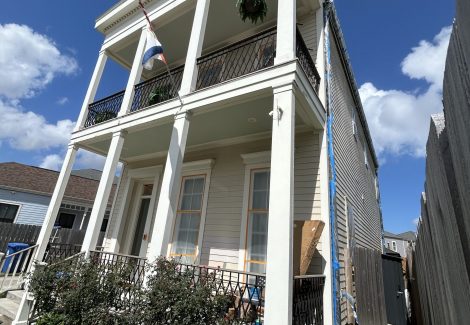Full Exterior Repaint of a Two-Story Gallery Home in New Orleans