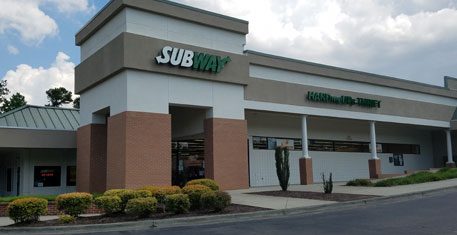 Litchford Plaza Retail Painting Job