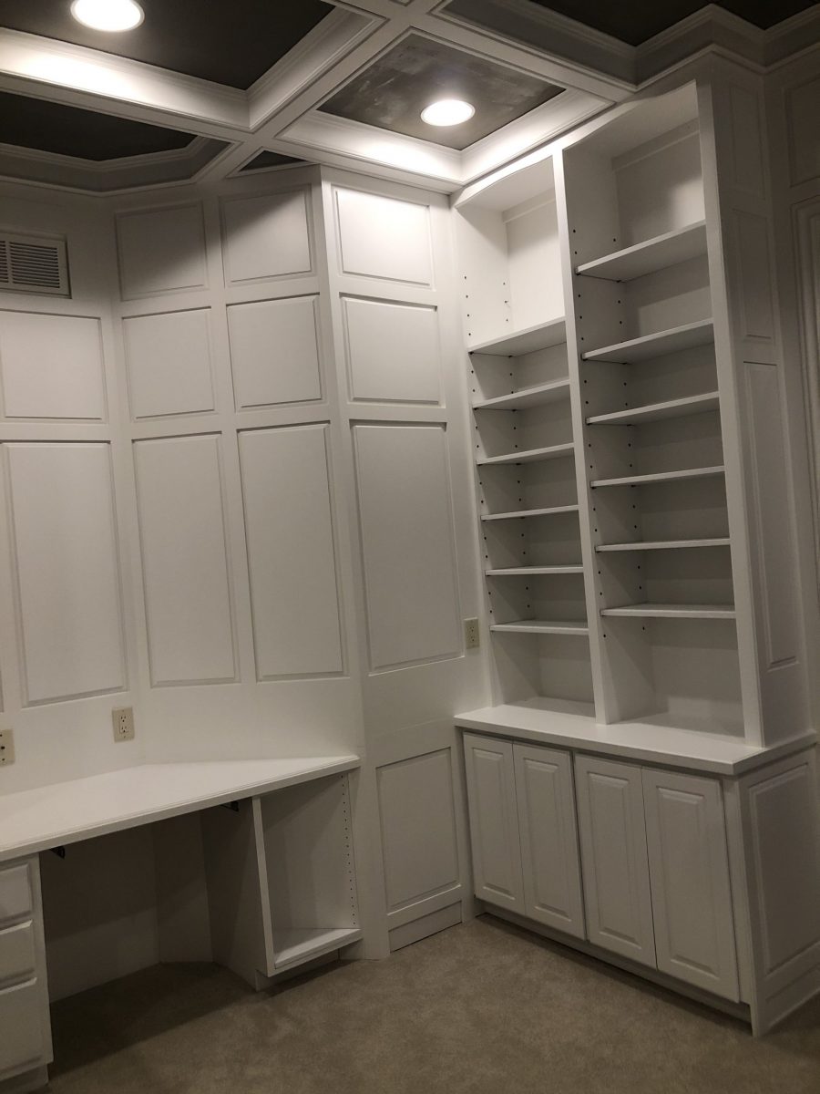 wall panelling repainted white Preview Image 7