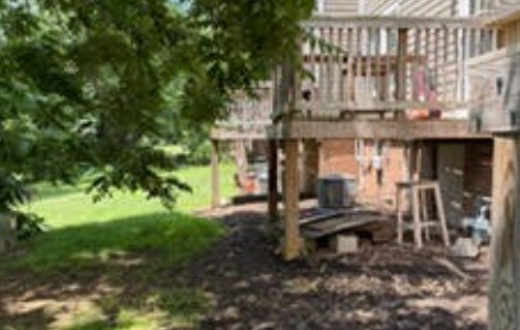 Exterior Deck Before
