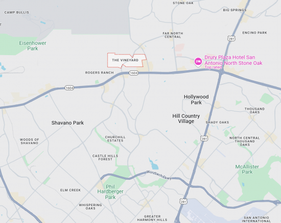 The Vineyard Neighborhood of San Antonio