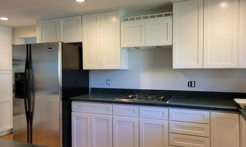 White Kitchen Cabinet Painting & Refinishing