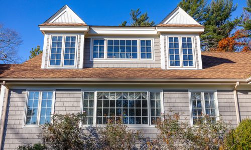 Shingles and siding painting