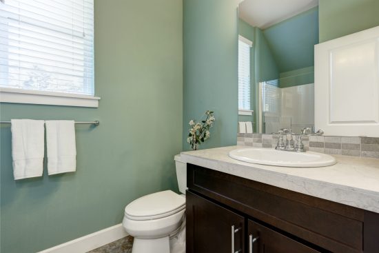 bathroom powder room painting cost
