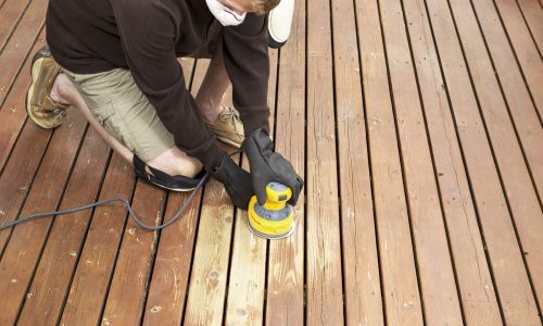 Sanding Wood
