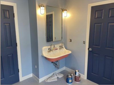 bathroom blue