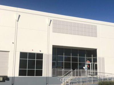 Completed Warehouse Entrance