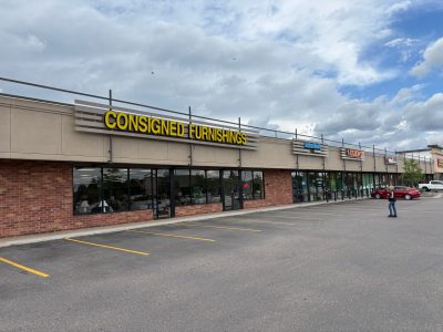 shopping center after repaint
