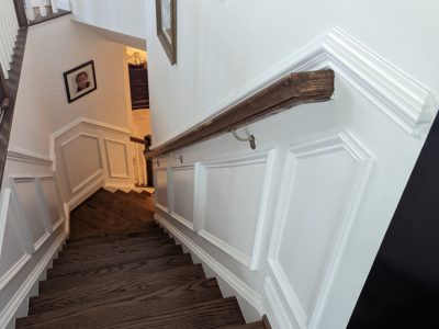 Full Home Interior Painting in La Plata, MD - Looking down from the staircase