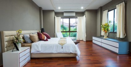 Gray Primary Bedroom