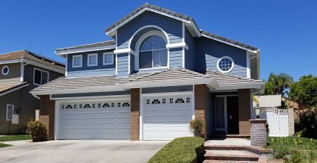 Blue Exterior House Painting