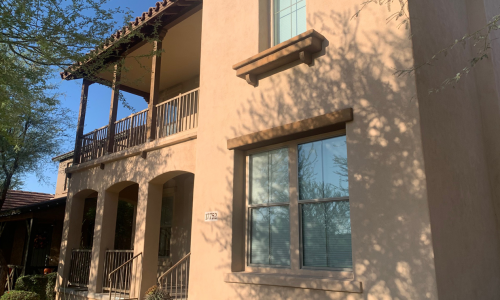Two Story Stucco Home