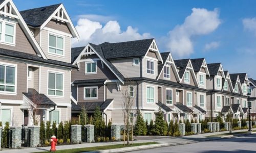 Row Of Townhomes