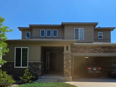 front home exterior with painted siding