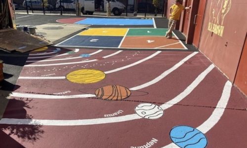 School Blacktop Painting