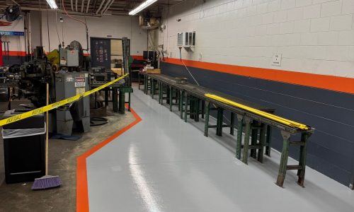 Finished Walkway Around Equipment