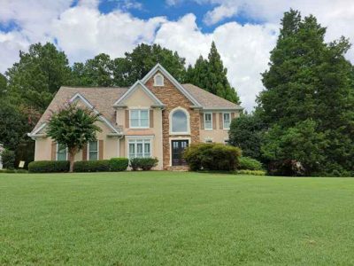 photo of repainted exterior of home in roswell