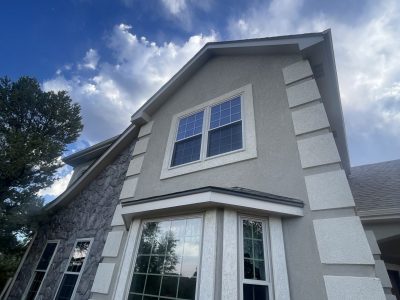 house exterior with painted accents and trim