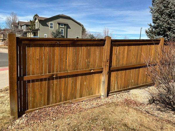 wooden fence showing wear Preview Image 5