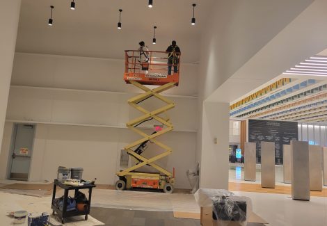 Commercial High-Ceiling Paint Projects