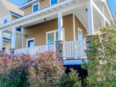 Exterior painting of a home in North Carolina