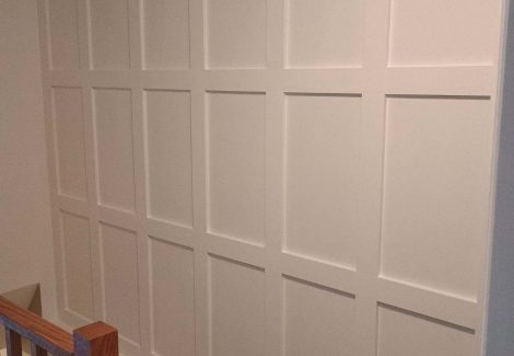 Hallway Accent Wall Installation