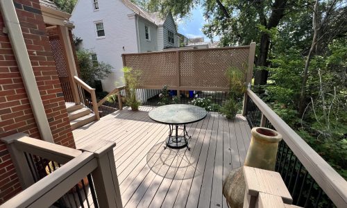 Deck Staining Project