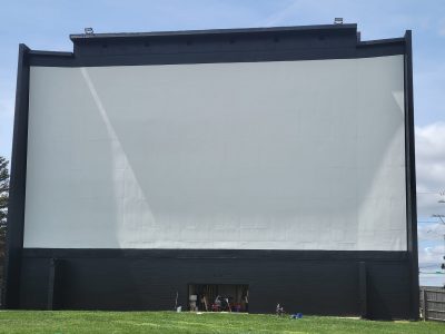 exterior painting for McHenry outdoor theatre