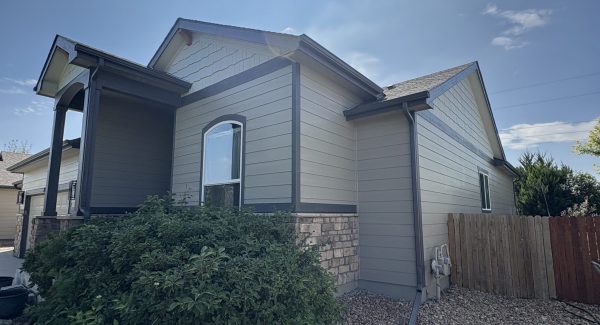 house exterior after repaint