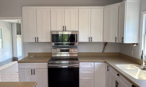 Repainted Cabinets in Urbandale