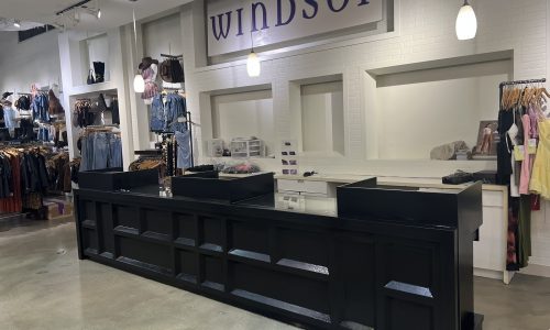 Repainted Cash Register Counter