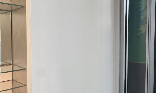 After Photo of White Wall Repaired
