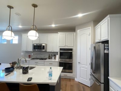 painted home kitchen