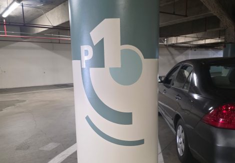 Oceangate Parking Garage Column Repainting