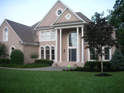 stucco home