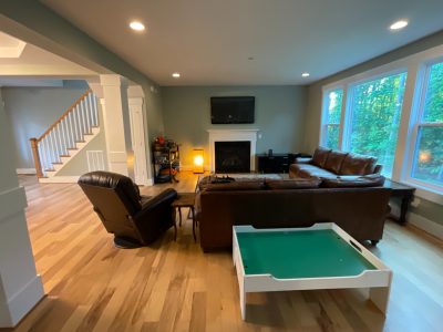 living room interior painting