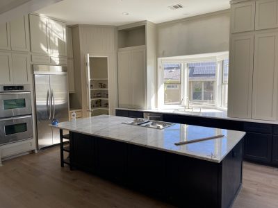 Repainted Kitchen Cabinets