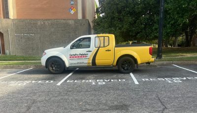 CertaPro Painters University Campus Traffic Marking Restoration Project in Charlotte, NC
