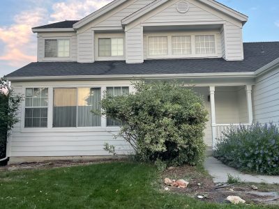 front of house with repainted exterior