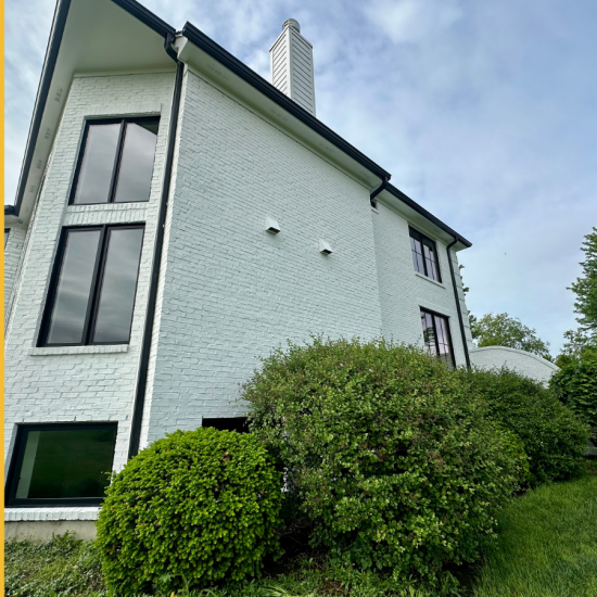 Exterior Brick, Stone & Trim Painting Project (After)