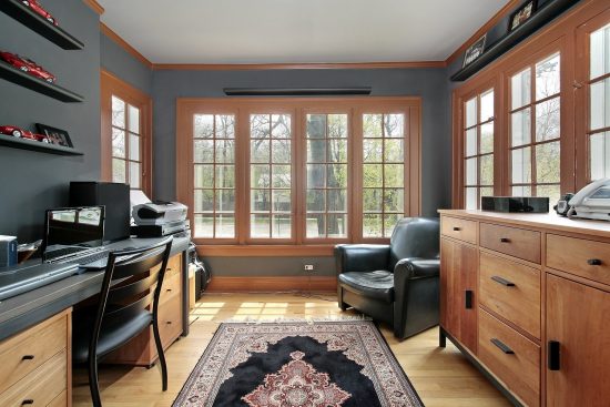 Gray Office Interior