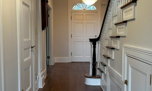 Interior Hallway and Stair Risers Painting