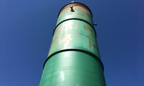 Gas Flare Painting Project - Before Photo