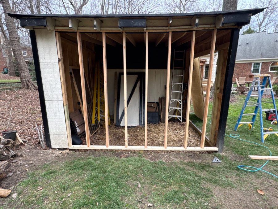 wooden shed during side wall installation Preview Image 4