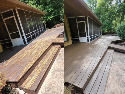 Deck Staining Project