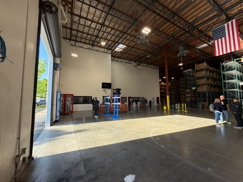 repainted interior of commercial warehouse Preview Image 5