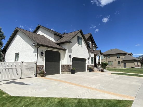 stucco home painted by certapro of provo