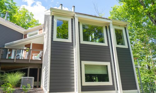 Gray & White Painted Home