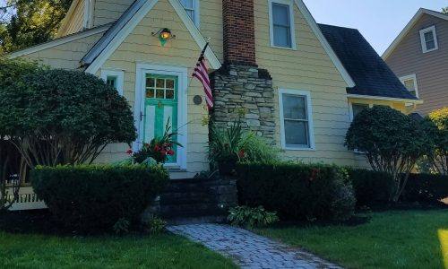 Yellow Home Exterior