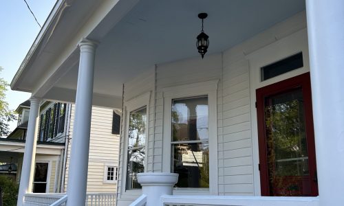 Residential Front Porch Painting Project in Annapolis, MD